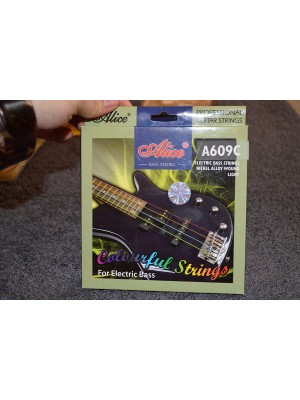 Colourful Electric Bass Strings