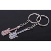 Guitar-shaped key chain couple style