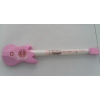 guitar shape ballpoint pen pink