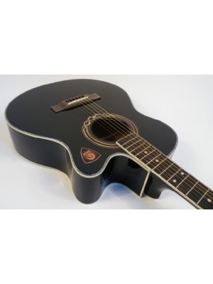 Hot sale 40 Colorful Acoustic Guitar-4011C-Black